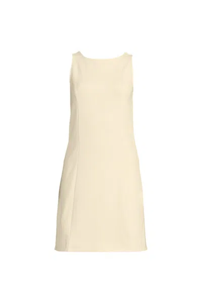 Lands' End Women's Starfish Sleeveless Shift Dress In Neutral