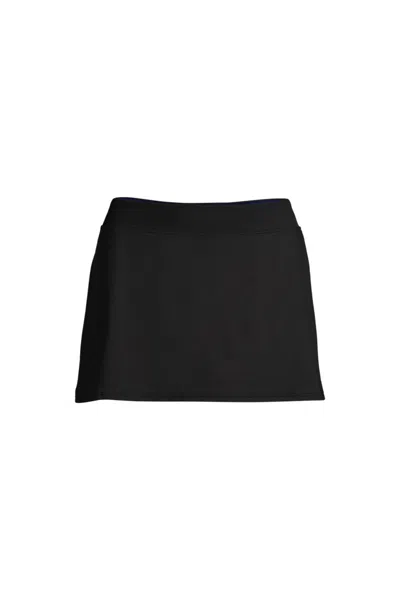 Lands' End Women's Swim Skirt Swim Bottoms In Black