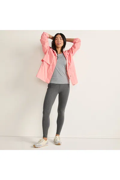 Lands' End Women's Tall Starfish Mid Rise Knit Leggings In Gray