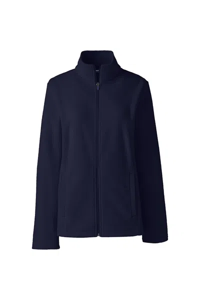 Lands' End Women's Tall Thermacheck 100 Fleece Jacket In Blue