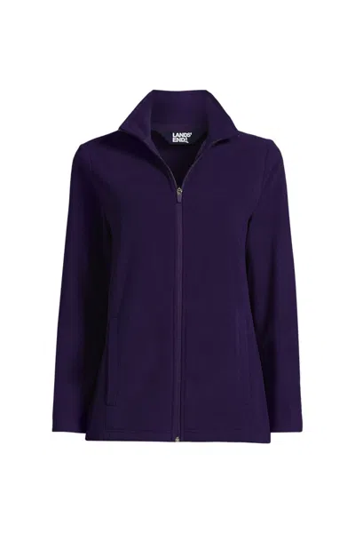 Lands' End Women's Thermacheck 100 Fleece Jacket In Purple