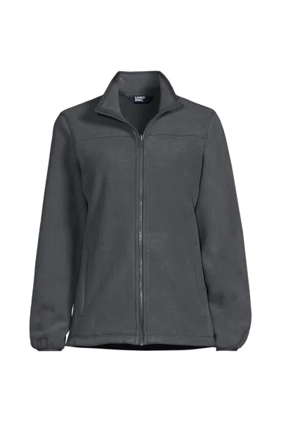 Lands' End Women's Thermacheck 200 Fleece Jacket In Gray