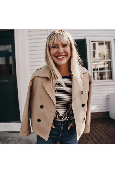 Lands' End Women's Trench Jacket In Brown