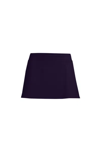 Lands' End Women's Tummy Control Swim Skirt In Purple