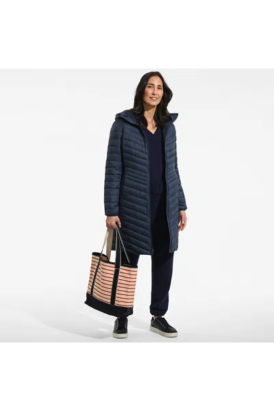 Lands' End Women's Wanderweight Packable Down Coat In Black
