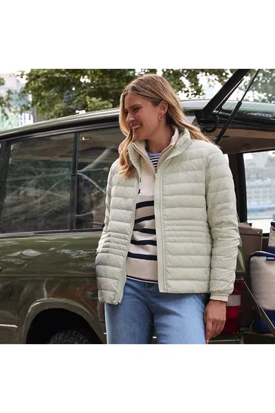 Lands' End Women's Wanderweight Packable Down Jacket In Green