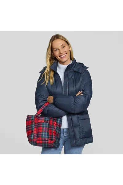 Lands' End Women's Wanderweight Packable Parka Puffer In Blue