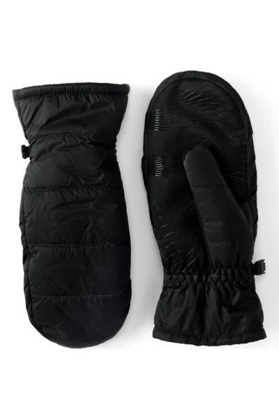 Lands' End Women's Wanderweight Puffer Mittens In Pattern