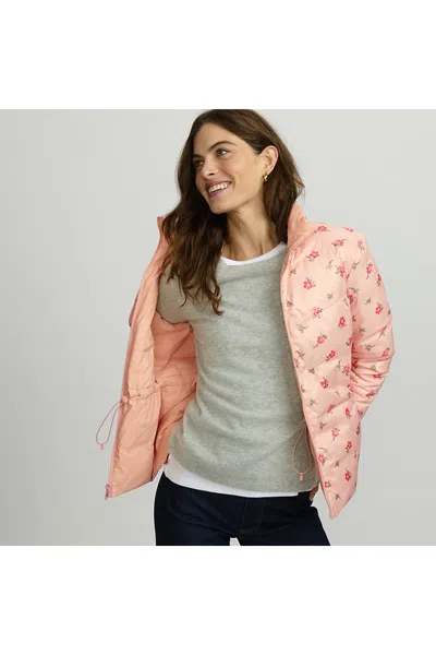 Lands' End Women's Wanderweight Reversible Packable Down Jacket In Pink