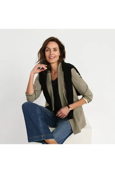 Lands' End Women's Washable Blazer In Green