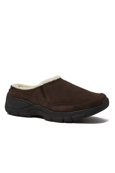 Lands' End Women's Wide Width All Day Comfort Walking Clogs In Brown