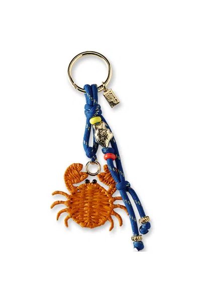 Lands' End Woven Crab Bag Charm In Multi