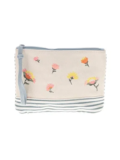 Pre-owned Lands' End Wristlet In Ivory