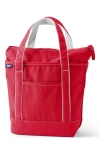 Lands' End Zip Top Canvas Tote Bag