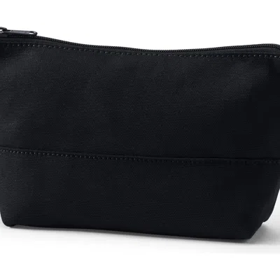 Lands' End Zipper Canvas Pouch In Black