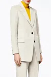 Landscape Single-breasted Cotton-corduroy Blazer In Bone In Multi