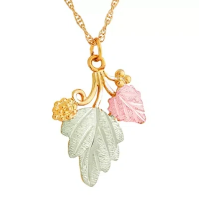 Landstrom's Black Hills Gold Landstroms Black Hills Gold 10k Gold Pendant Necklace In Transparent