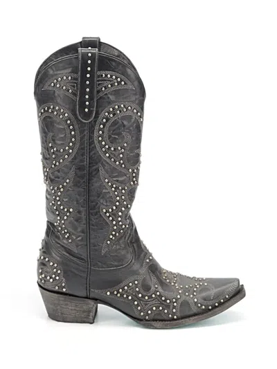 Pre-owned Lane Boots In Black