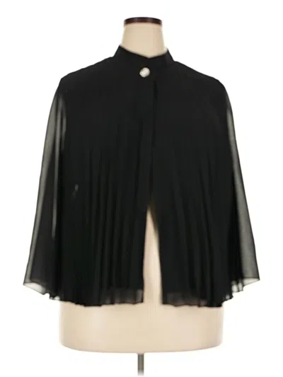 Pre-owned Lane Bryant 3/4 Sleeve Blouse In Black