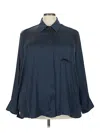 Lane Bryant 3/4 Sleeve Blouse In Blue