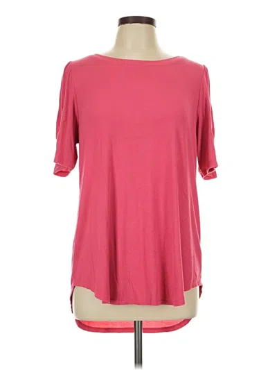 Pre-owned Lane Bryant 3/4 Sleeve T-shirt In Pink
