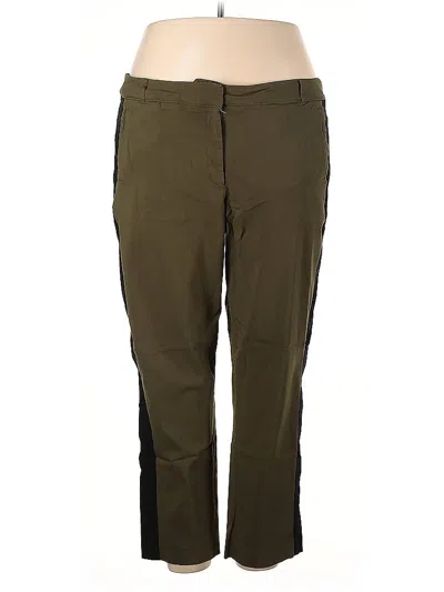Pre-owned Lane Bryant Active Pants In Green