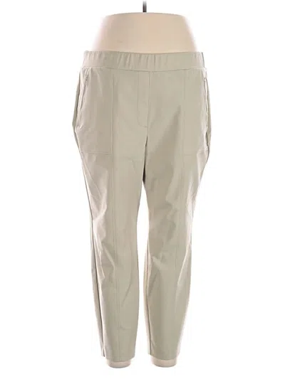 Pre-owned Lane Bryant Active Pants In Tan