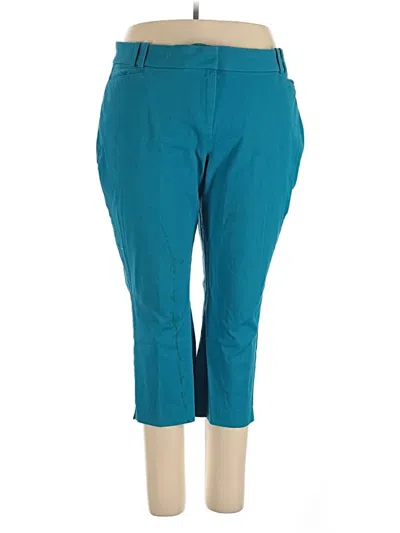 Pre-owned Lane Bryant Active Pants In Teal