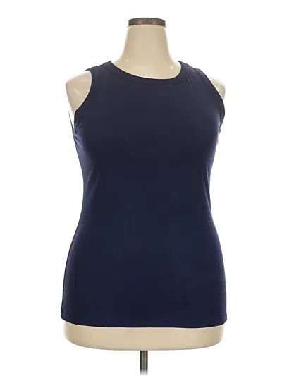 Pre-owned Lane Bryant Active Tank Top In Blue
