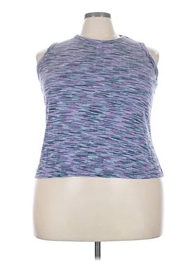 Pre-owned Lane Bryant Active Tank Top In Purple