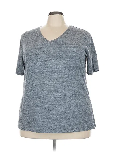 Pre-owned Lane Bryant Active T-shirt In Gray