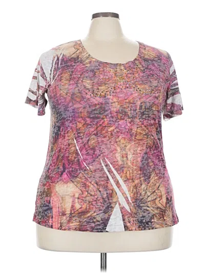 Pre-owned Lane Bryant Active T-shirt In Pink