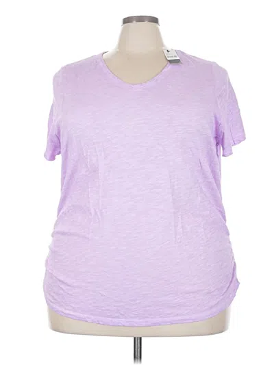 Lane Bryant Active T-shirt In Purple