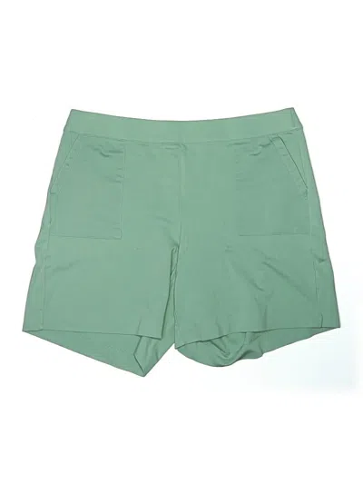Pre-owned Lane Bryant Athletic Shorts In Green