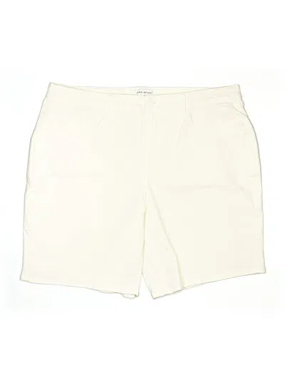 Pre-owned Lane Bryant Athletic Shorts In Ivory