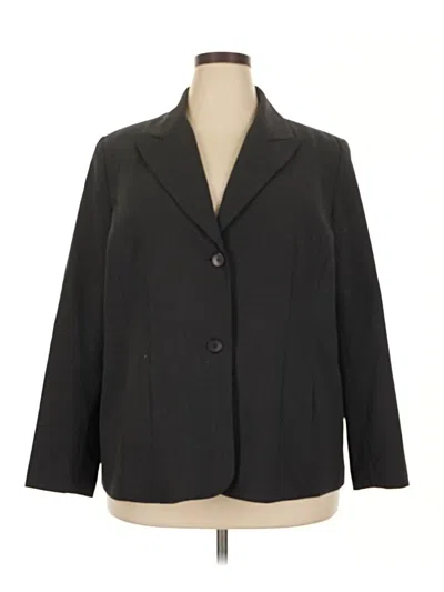 Pre-owned Lane Bryant Blazer Jacket In Black