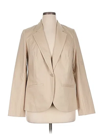 Pre-owned Lane Bryant Blazer Jacket In Brown