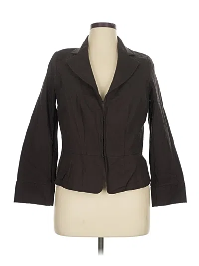 Pre-owned Lane Bryant Blazer Jacket In Brown