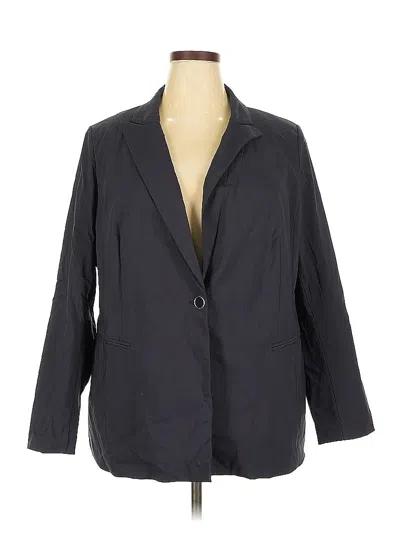 Pre-owned Lane Bryant Blazer Jacket In Gray