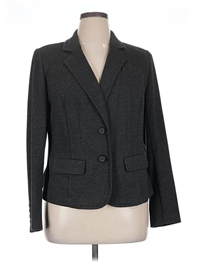 Pre-owned Lane Bryant Blazer Jacket In Gray