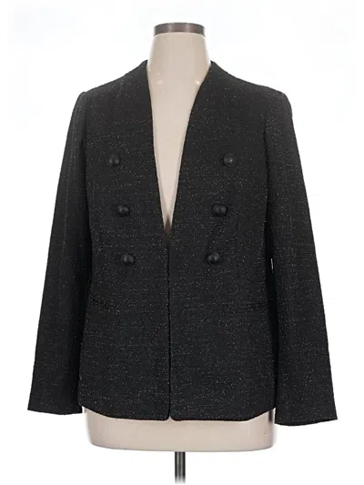 Pre-owned Lane Bryant Blazer Jacket In Gray