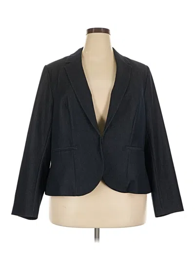 Pre-owned Lane Bryant Blazer Jacket In Gray