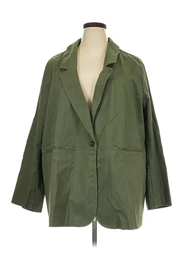 Lane Bryant Blazer Jacket In Green