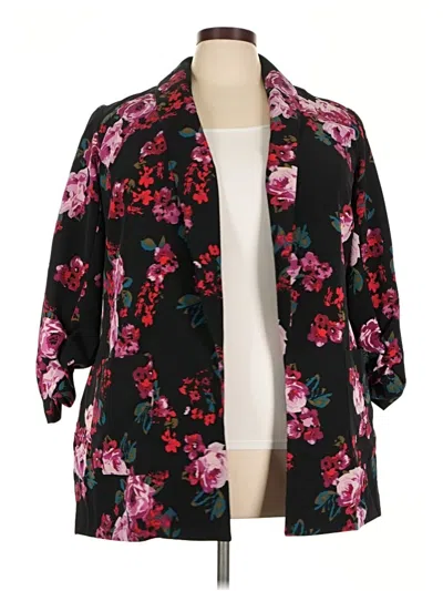 Pre-owned Lane Bryant Blazer Jacket In Pink
