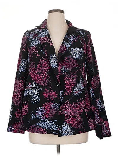 Pre-owned Lane Bryant Blazer Jacket In Purple