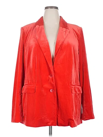 Lane Bryant Blazer Jacket In Red