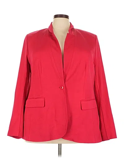 Lane Bryant Blazer Jacket In Red