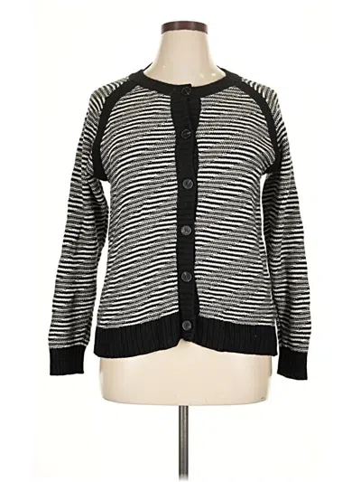 Pre-owned Lane Bryant Cardigan Sweater In Black