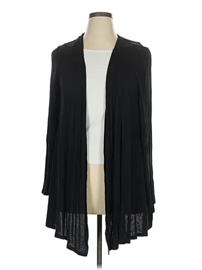 Pre-owned Lane Bryant Cardigan Sweater In Black