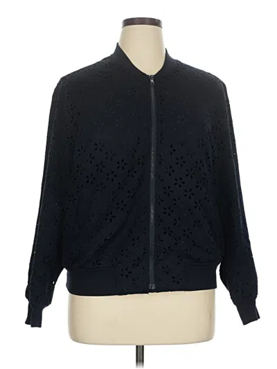 Pre-owned Lane Bryant Cardigan Sweater In Black